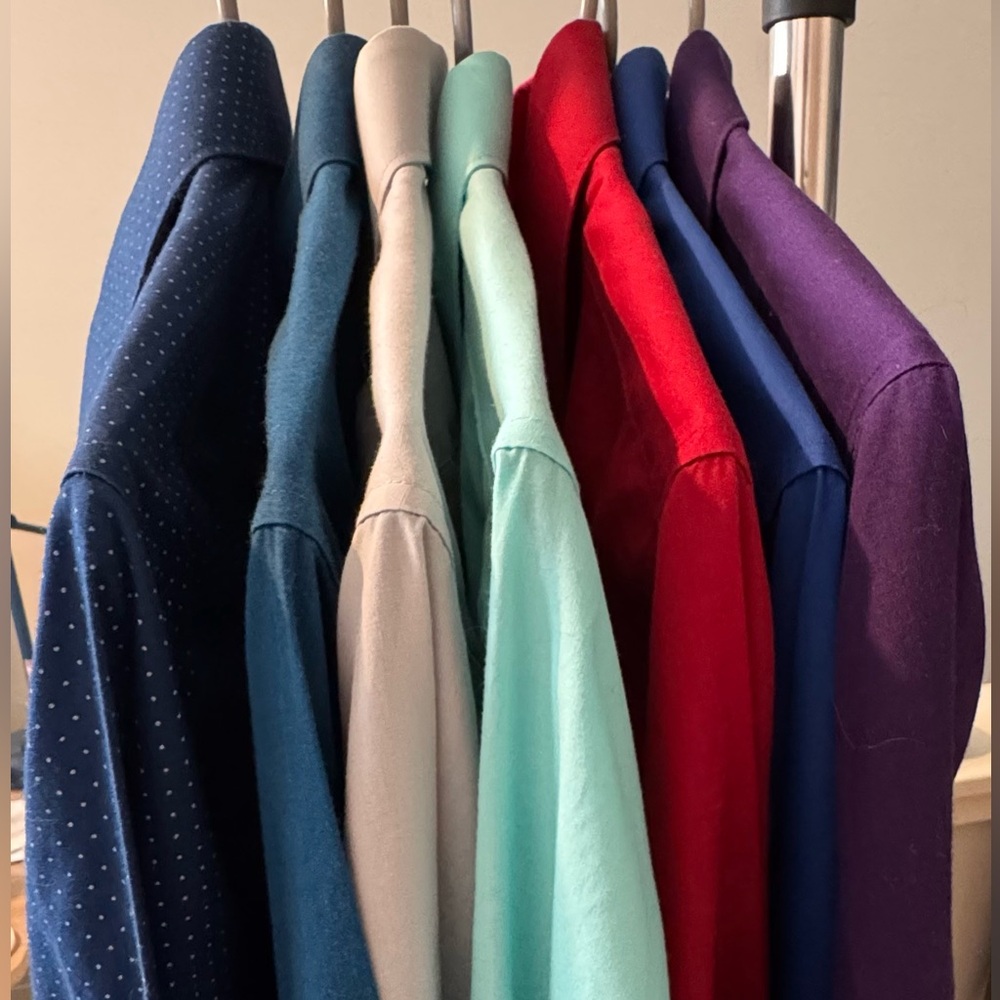 7pc JF J.Ferrar Dress Shirt Bundle